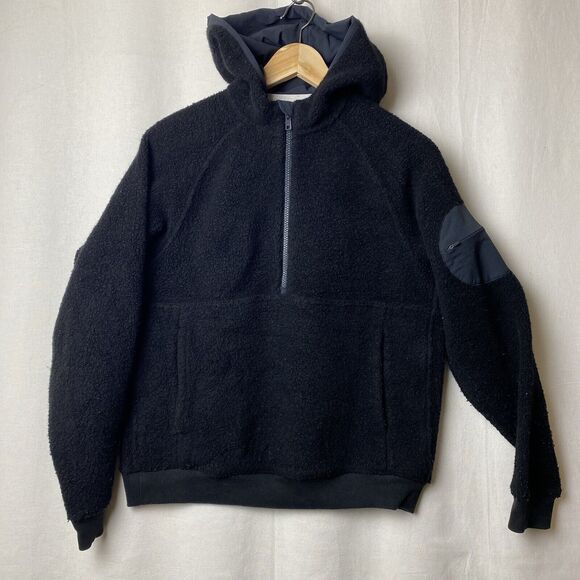Outdoor Voices OV Megafleece 1/2 Zip Sherpa Fleece hoodie Pullover Jacket XS - Picture 1 of 7